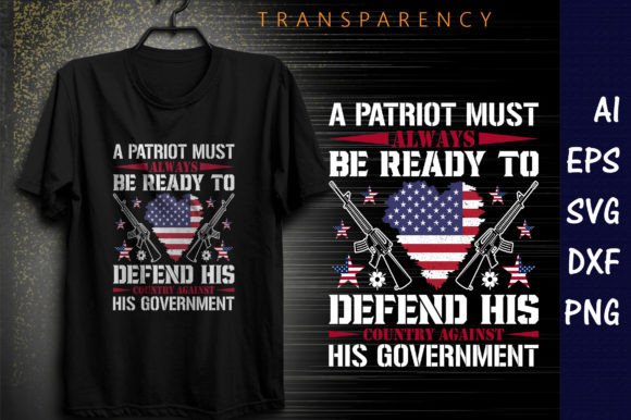 America Patriotic T-shirt Design