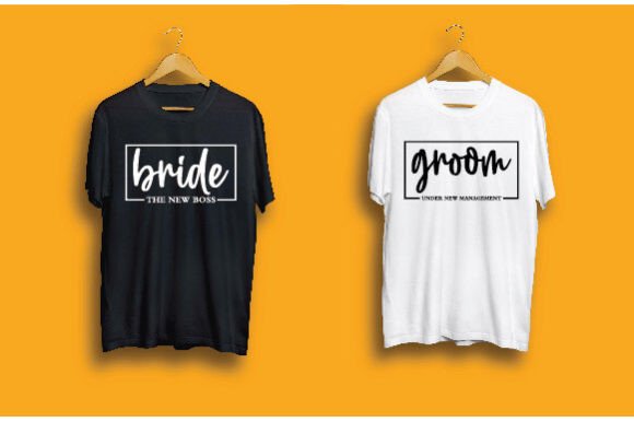Bride the New Boss T-Shirt Design