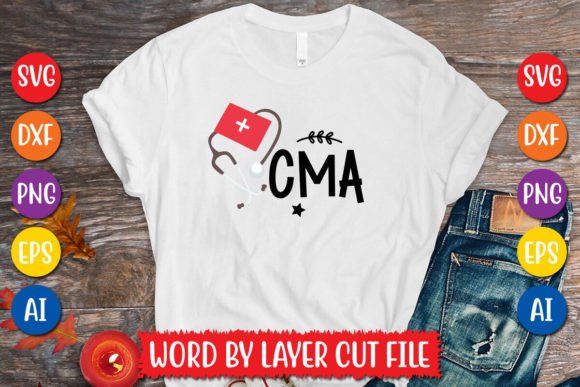 CMA SVG Design for Graphics and T-Shirt Designs
