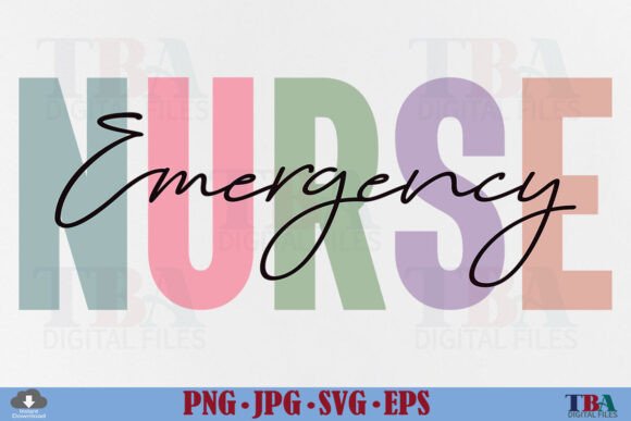 Emergency Nurse SVG, ER Nurse PNG Design Graphics
