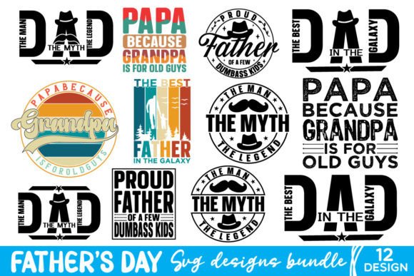 Father’s Day PNG, DAD Svg Design Bundle