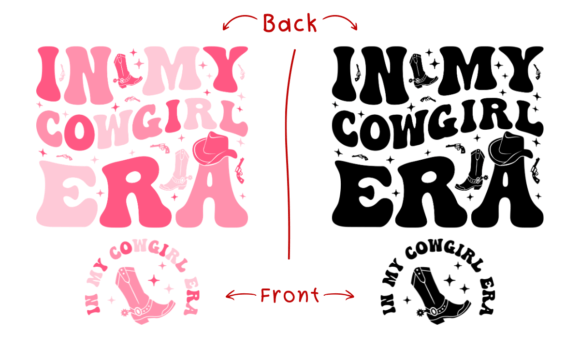 In My Cowgirl Era Groovy Design SVG PNG