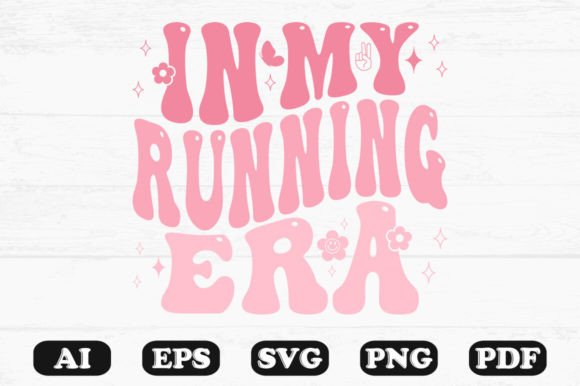 In My Running Era T-shirt Design