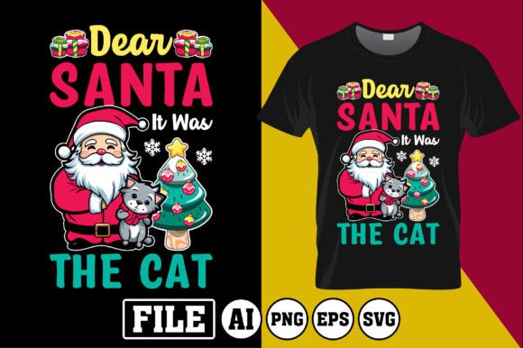 Santa T-shirt Design - Christmas