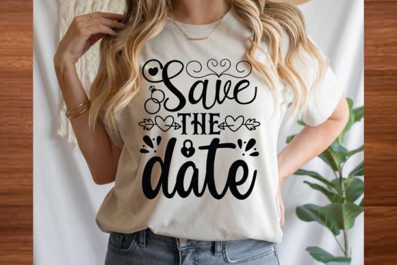 Save the Date SVG Design for Graphics and T-Shirt Designs