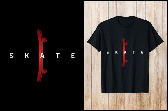 Skateboard T-shirt Design Graphics